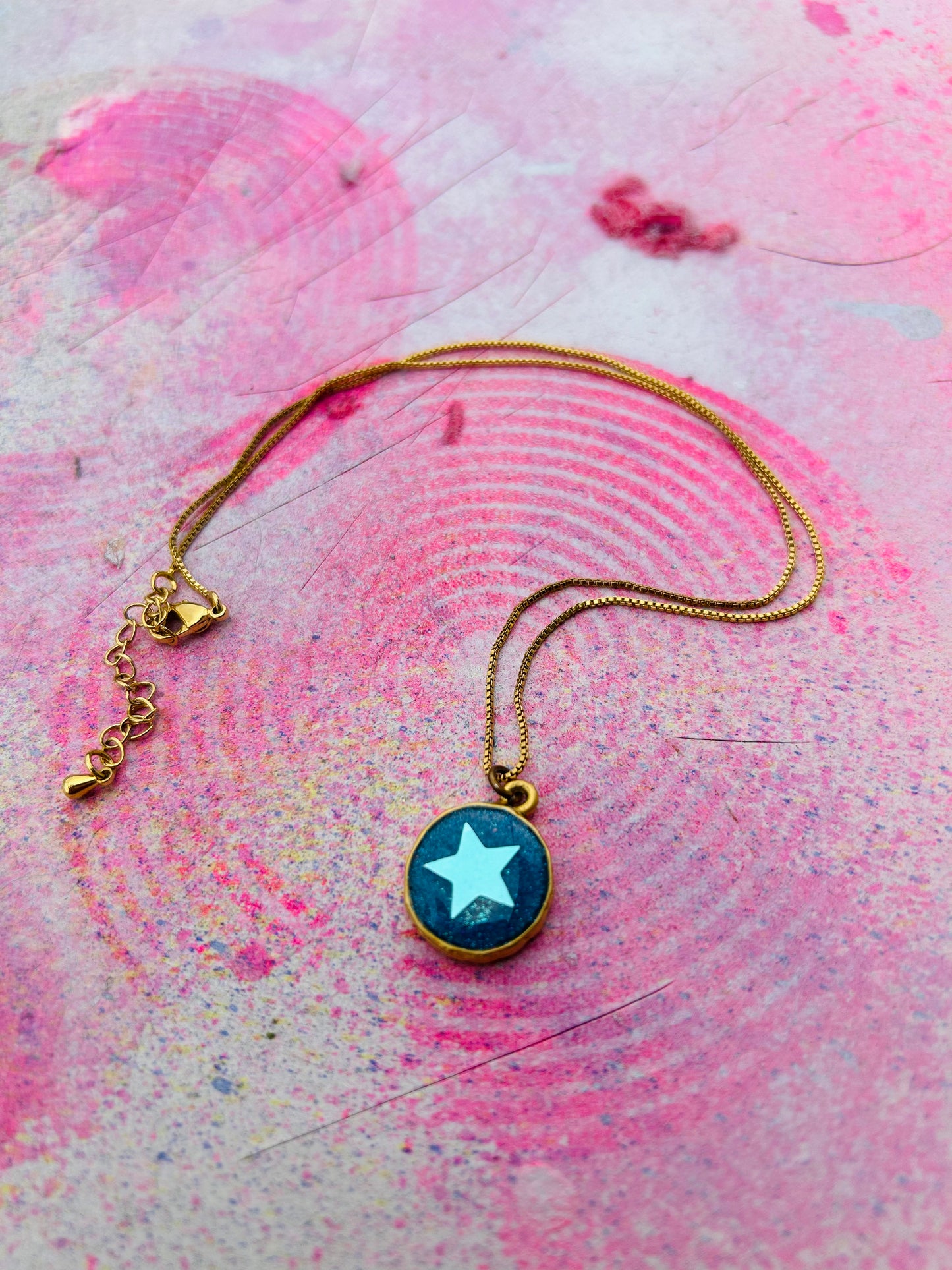 Blue Star Necklace