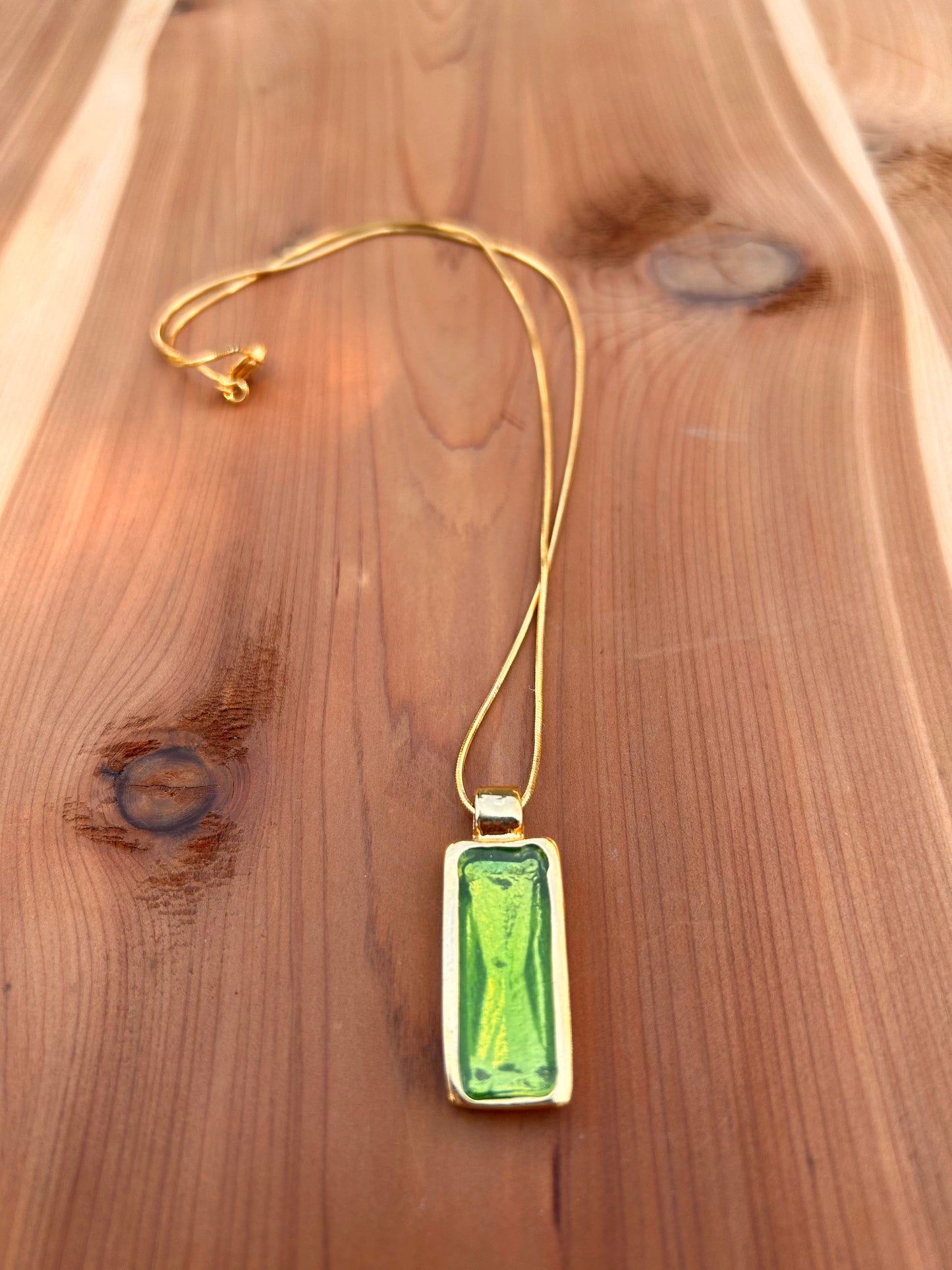 Green Apple Jolly Rancher Necklace