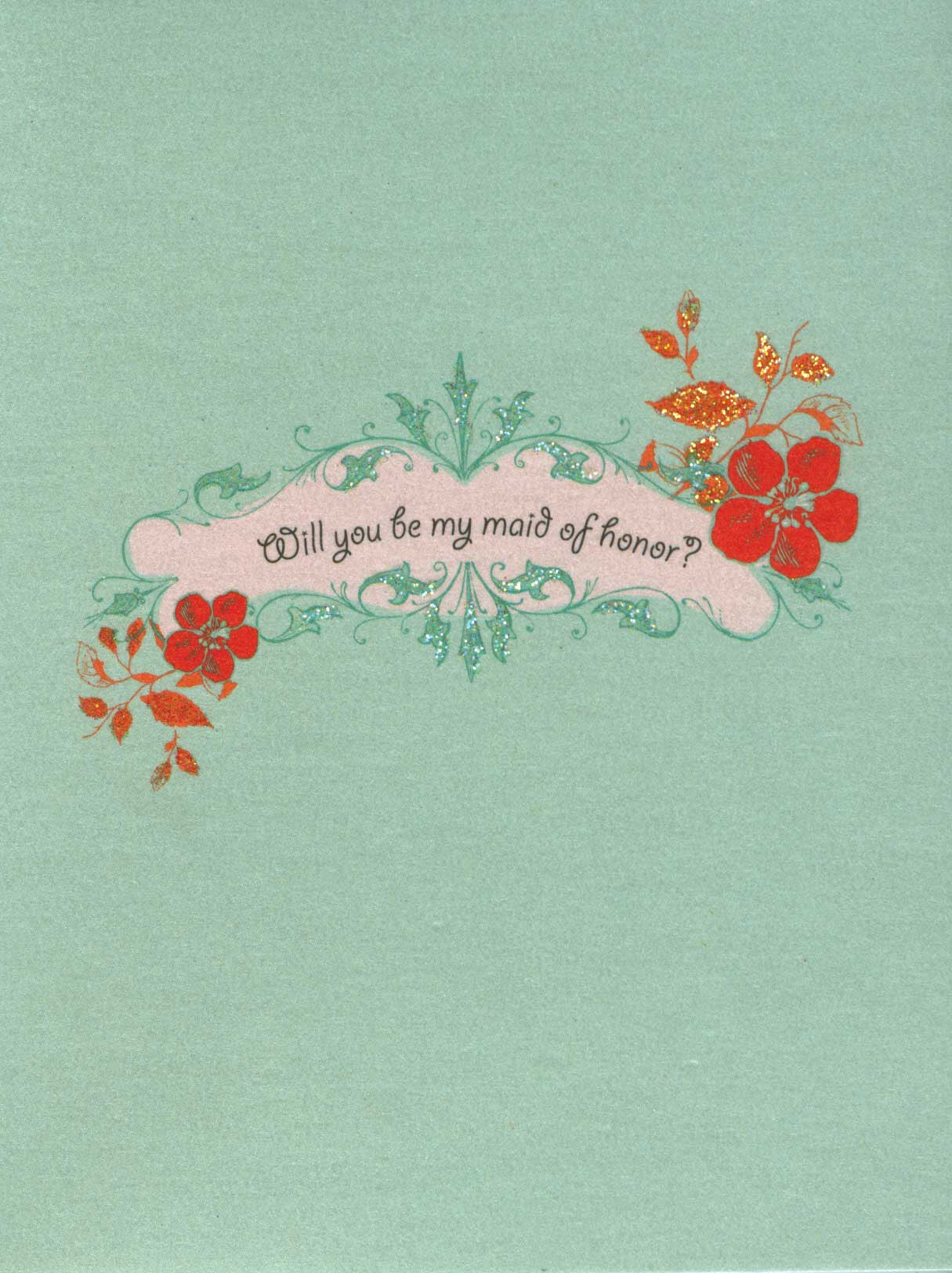 Will You Be My Maid of Honor?