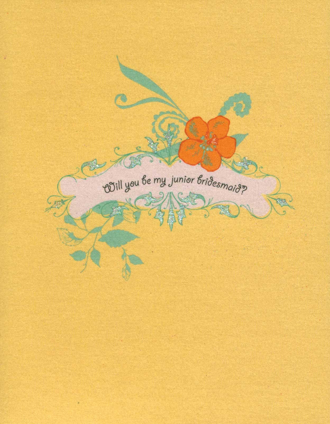 Will You Be My Junior Bridesmaid?