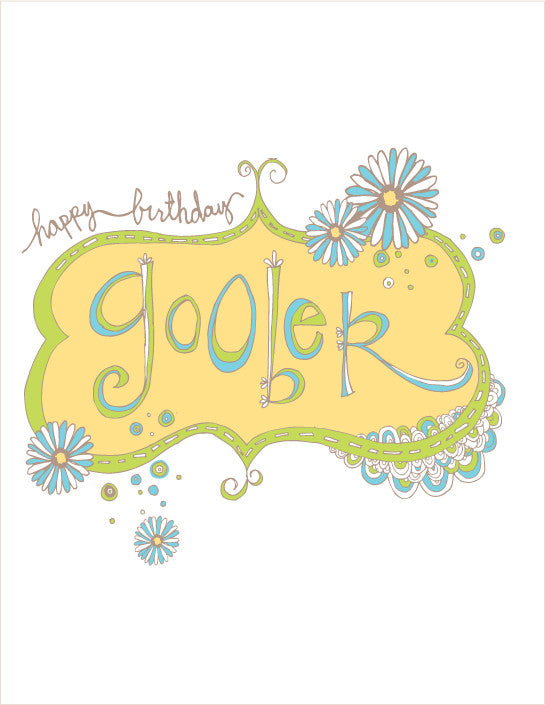 Happy birthday goober