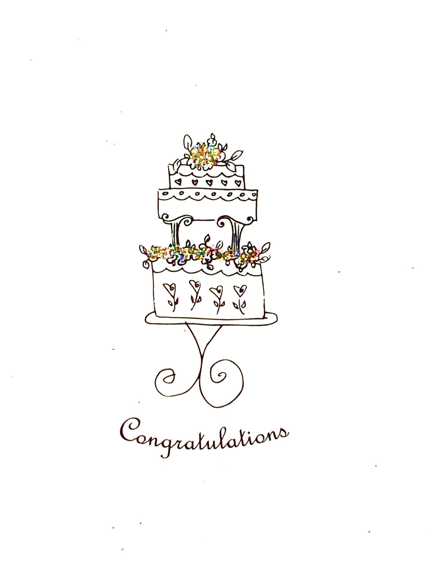 Congratulations cake