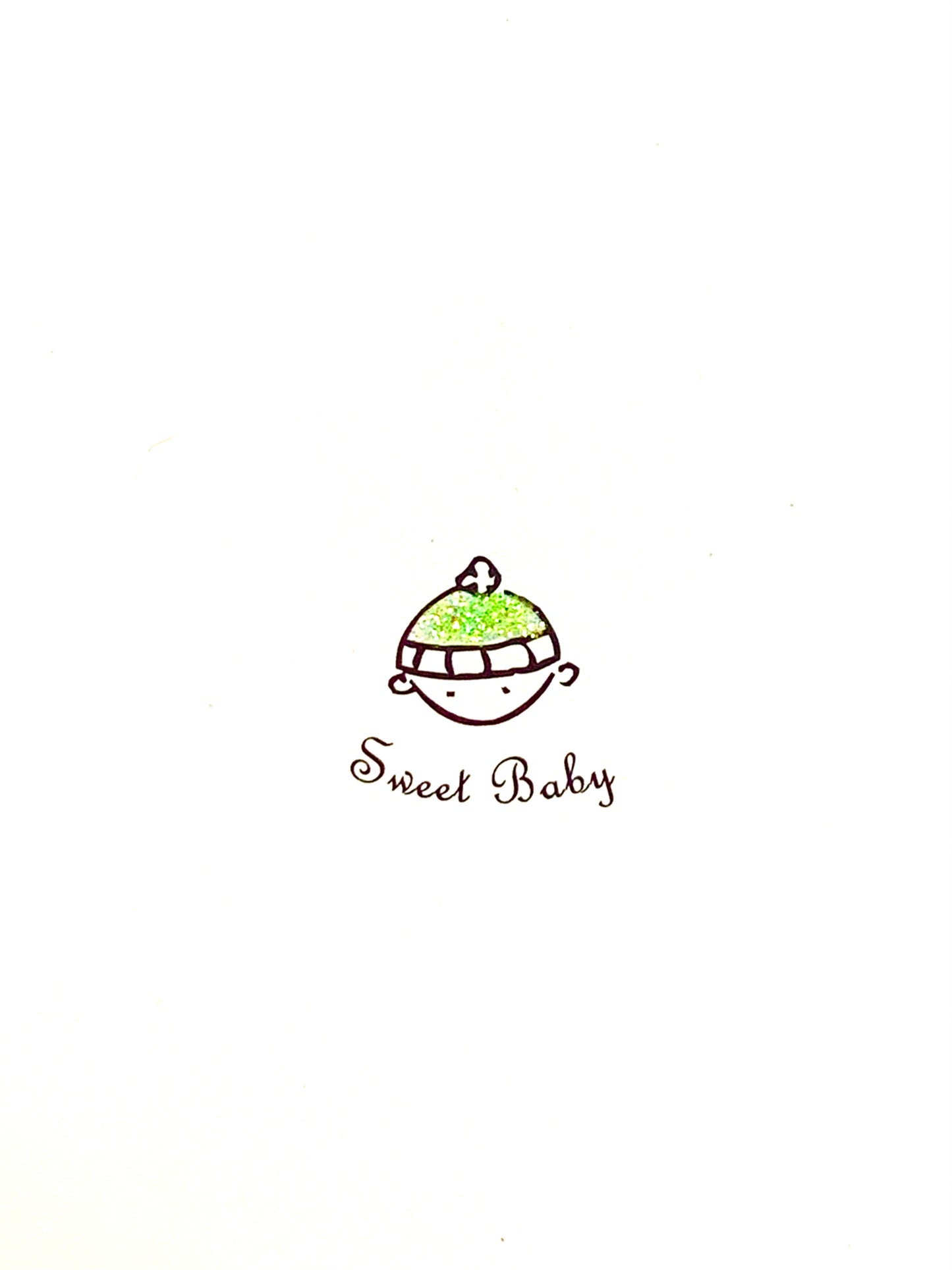 Sweet baby greeting card