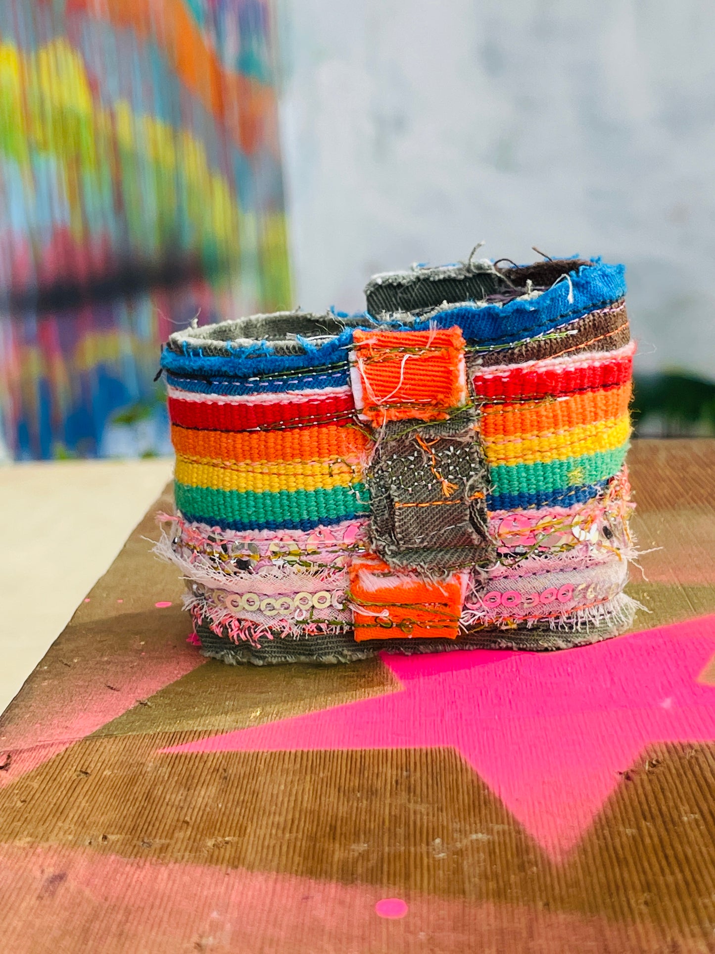 Love And Rainbows Cuff