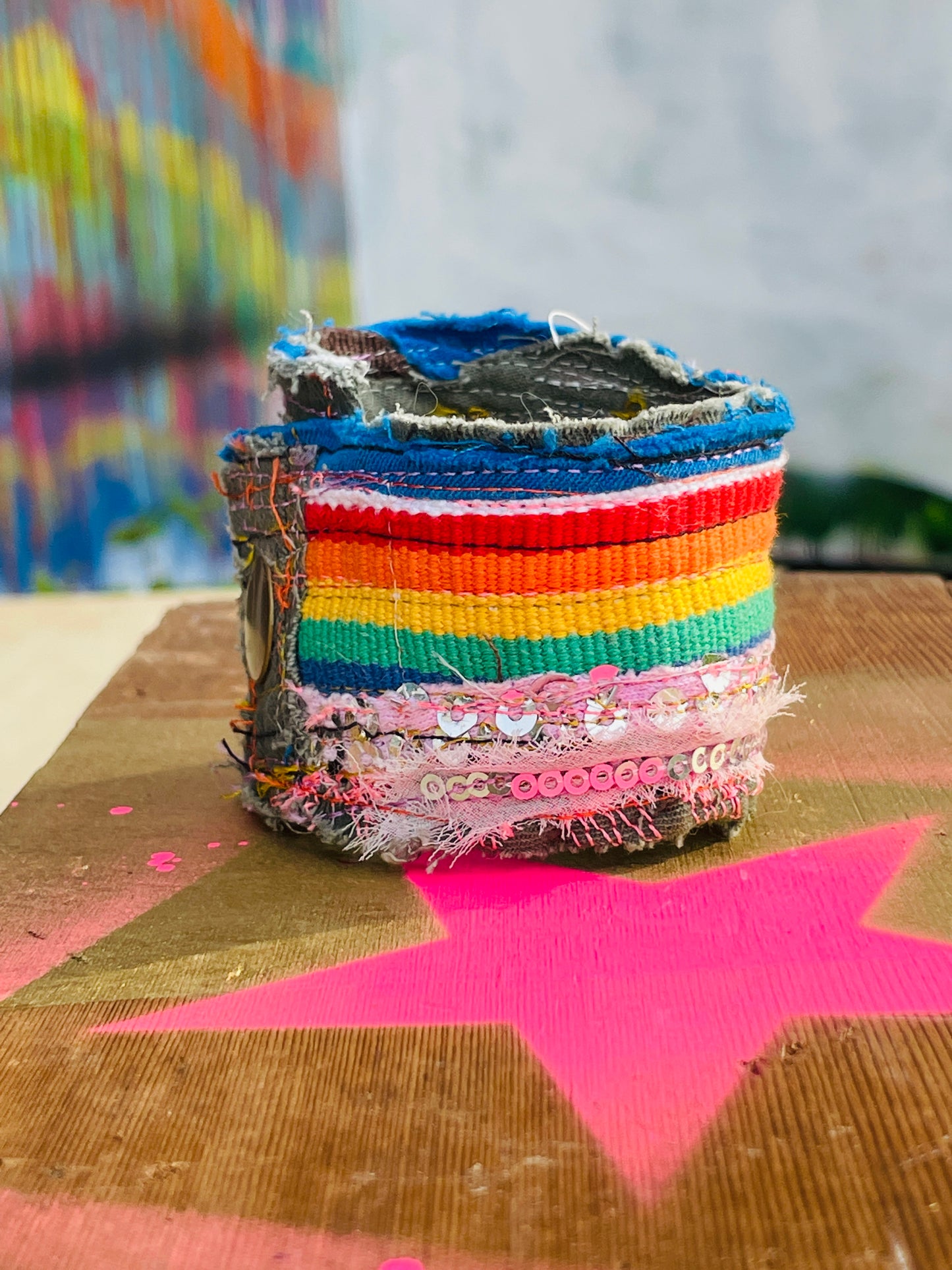 Love And Rainbows Cuff