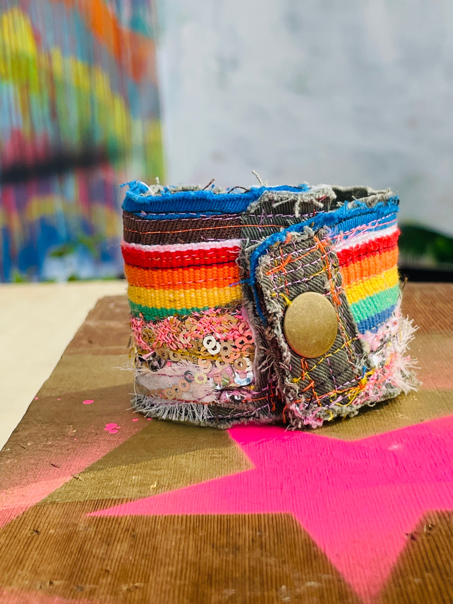 Love And Rainbows Cuff