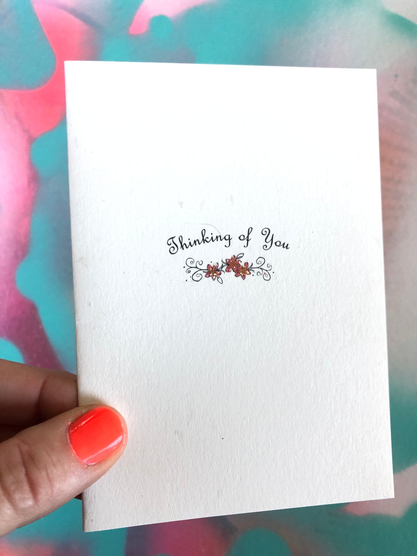 Thinking of you greeting card