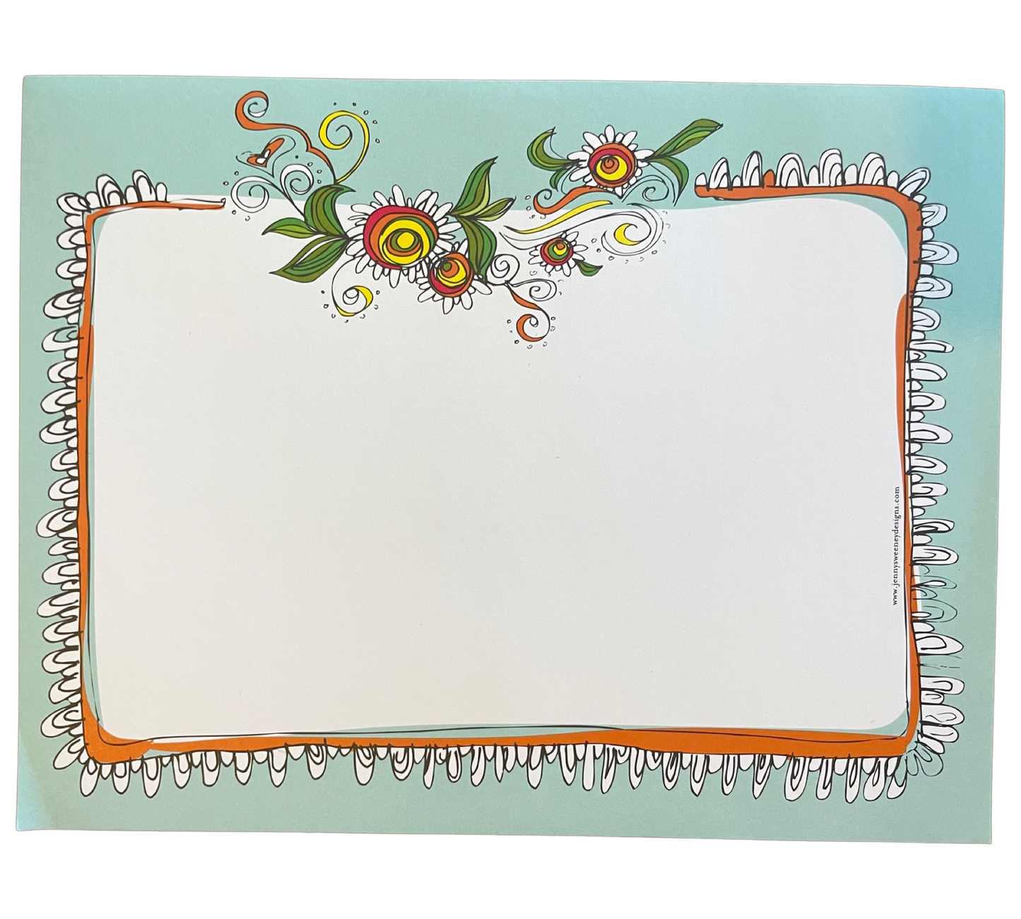 Flower Notepad Mousepad