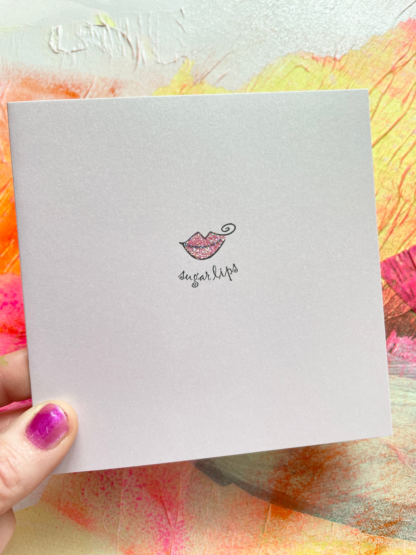 Sugar Lips Greeting Card
