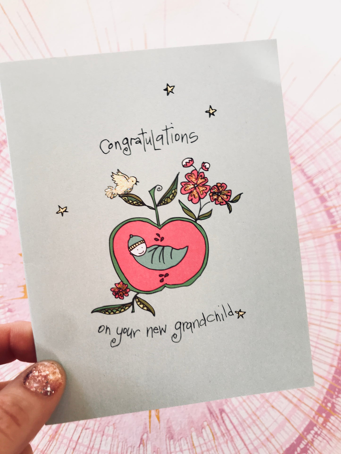 Congratulations on you're new grandchild