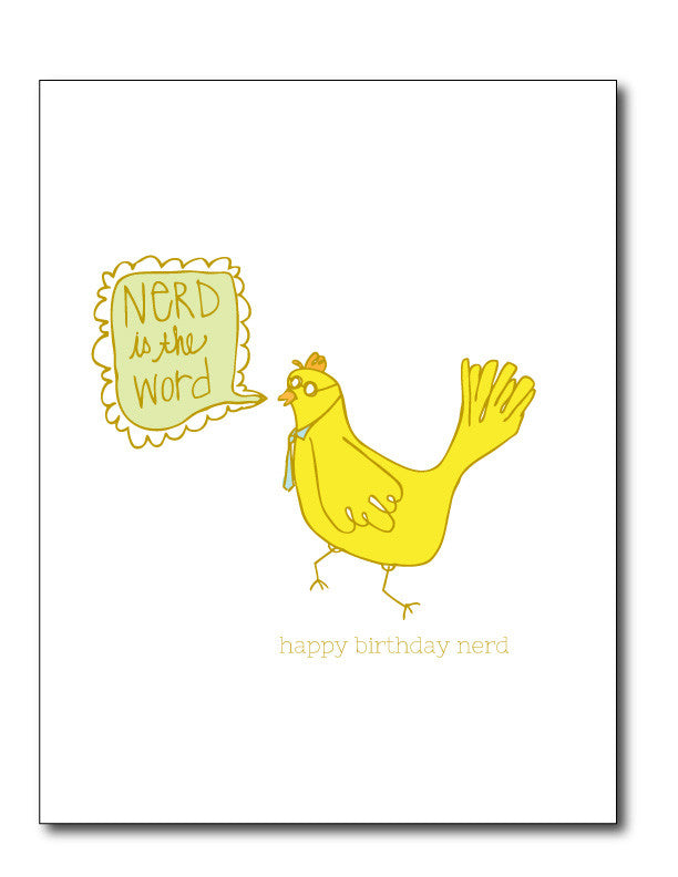 Nerd is the Word - Happy Birthday