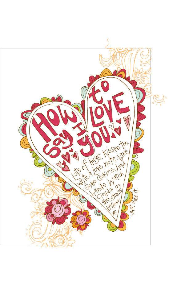 How to say I love you