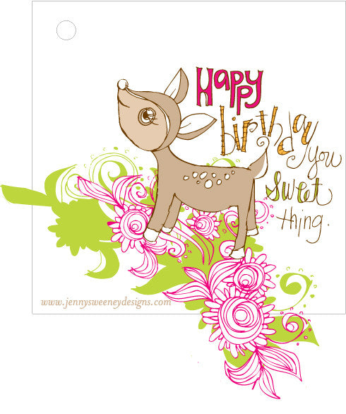 Happy Birthday Gift Enclosures