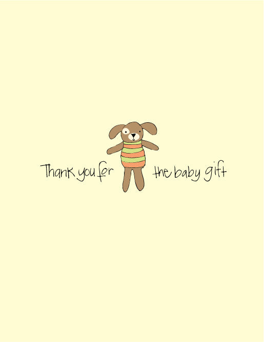 Thank You for the Baby Gift