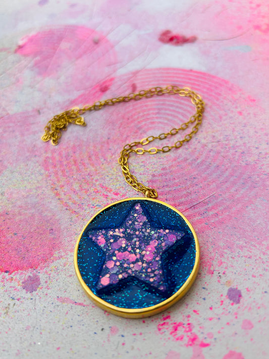 Summer Nights Glow Star Necklace