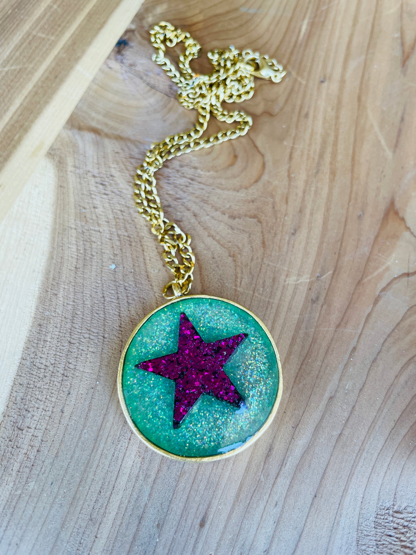 Dragonfruit Star Necklace