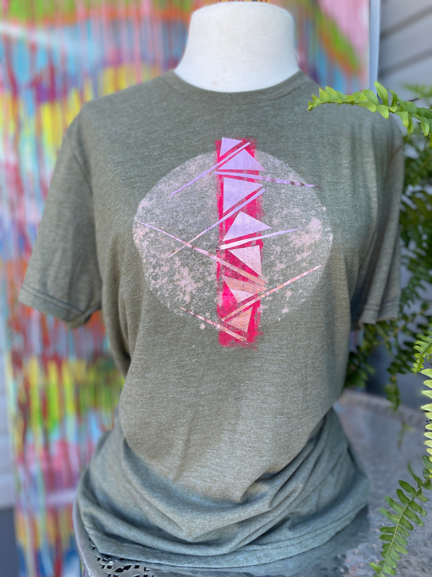 Pink Matrix t-shirt