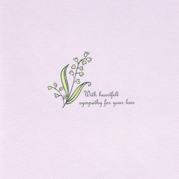 With Heartfelt Sympathy