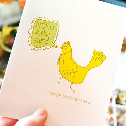 Nerd is the Word - Happy Birthday