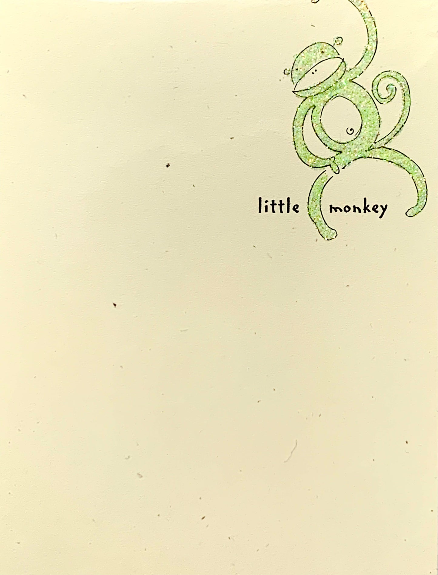 Little Monkey Greeting Card