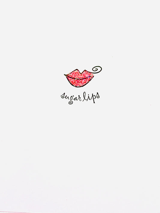 Sugar Lips Greeting Card