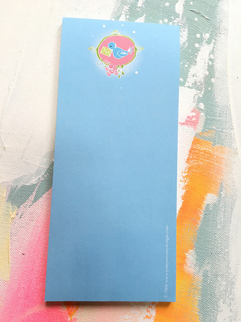 Bluebird of Happiness Notepad