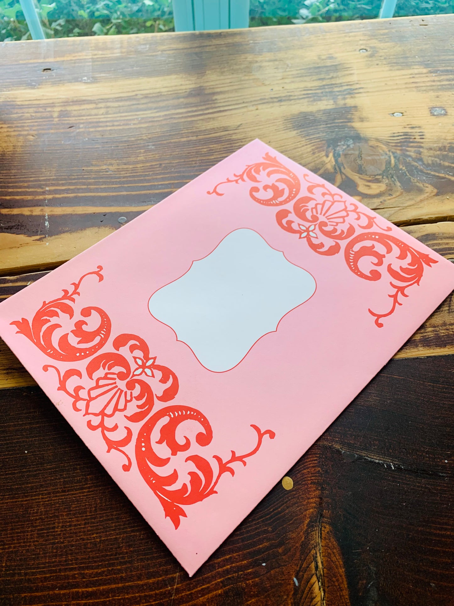 Pink Swirl presentation folder