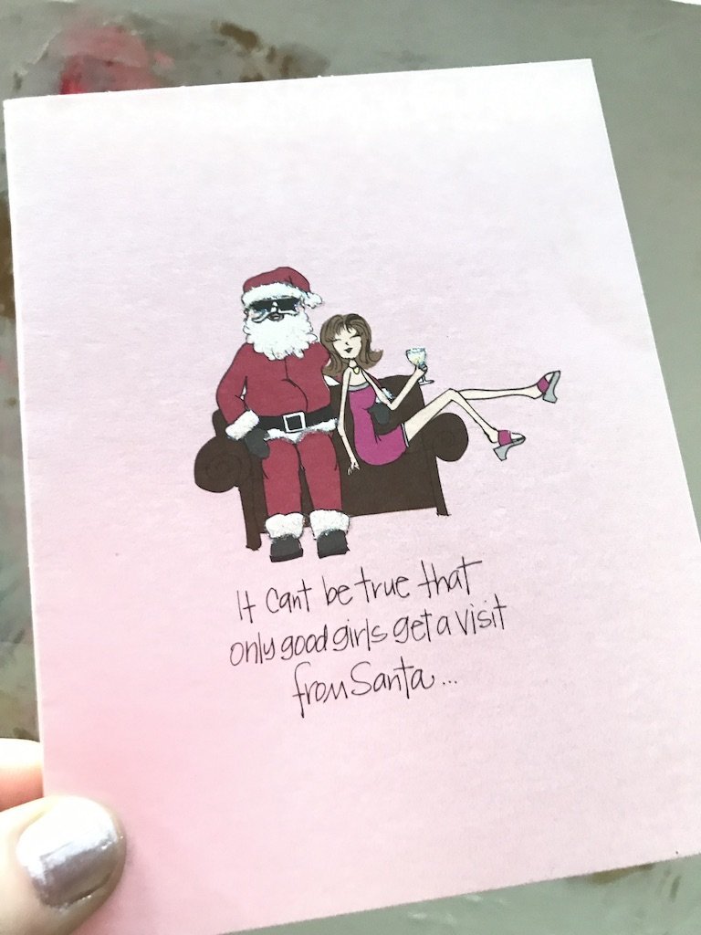 It can't be that only good girls get a visit from Santa!!