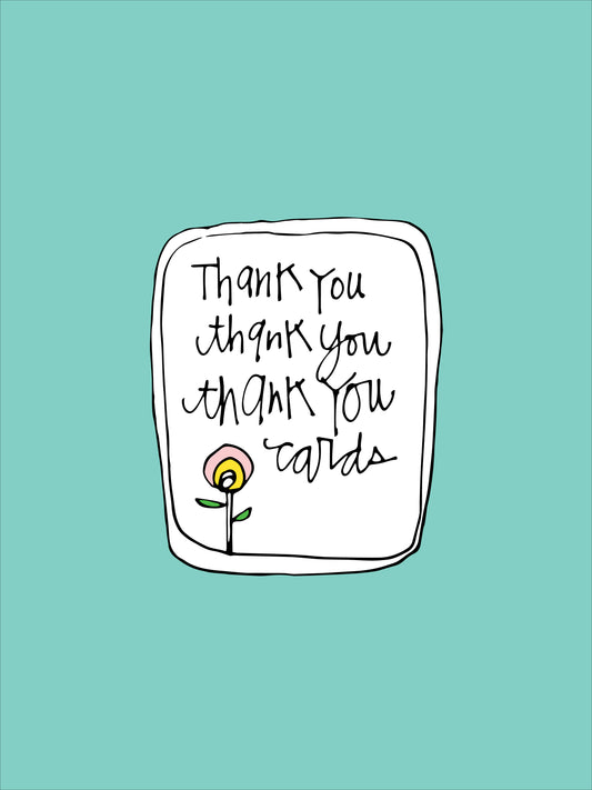 Thank you, Thank you, Thank you card Surprise Box